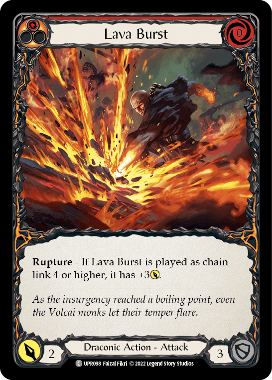 Lava Burst [UPR098] (Uprising) Rainbow Foil - POKÉ JEUX