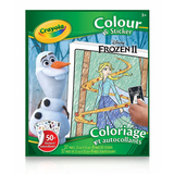CRAYOLA - COLOURING & STICKER BOOK - FROZEN (Special Order)