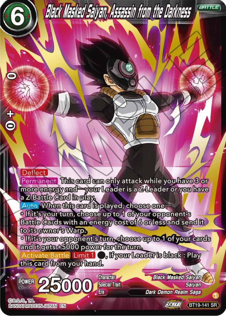 Black Masked Saiyan, Assassin from the Darkness (BT19-141) [Fighter's Ambition] - POKÉ JEUX