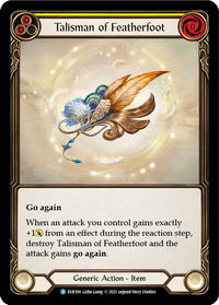 Talisman of Featherfoot [EVR190] (Everfest) 1st Edition Normal - POKÉ JEUX