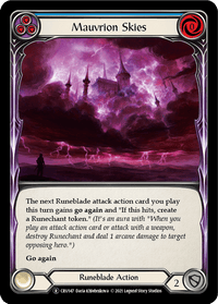 Mauvrion Skies (Blue) [U-CRU147] (Crucible of War Unlimited) Unlimited Normal - POKÉ JEUX