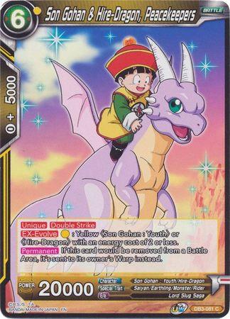 Son Gohan & Hire-Dragon, Peacekeepers (DB3-081) [Giant Force] - POKÉ JEUX