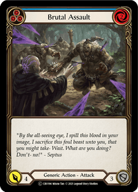 Brutal Assault (Blue) [U-CRU194] (Crucible of War Unlimited) Unlimited Rainbow Foil - POKÉ JEUX