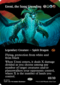 Ureni, the Song Unending (Borderless) (TDM-374) - Tarkir: Dragonstorm