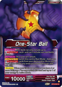 One-Star Ball // Syn Shenron, Despair Made Manifest (BT18-002) [Dawn of the Z-Legends Prerelease Promos] - POKÉ JEUX