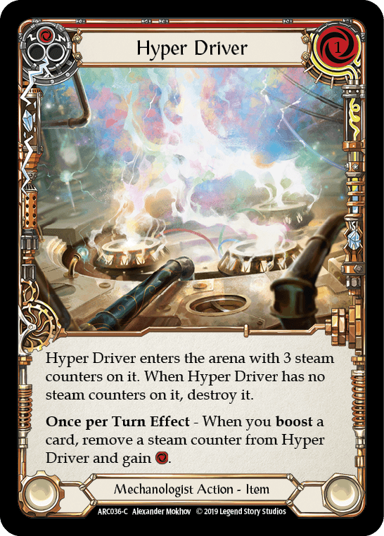 Hyper Driver [ARC036-C] (Arcane Rising) 1st Edition Normal - POKÉ JEUX