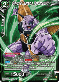 Ginyu, a Captain's Responsibility (EX21-08) [5th Anniversary Set] - POKÉ JEUX