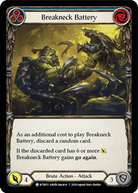 Breakneck Battery (Blue) [U-WTR013] (Welcome to Rathe Unlimited) Unlimited Rainbow Foil - POKÉ JEUX