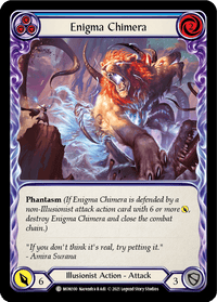 Enigma Chimera (Blue) [MON100] (Monarch) 1st Edition Normal - POKÉ JEUX