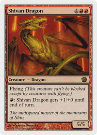 Shivan Dragon [Eighth Edition]
