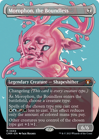 Morophon, the Boundless (Borderless Profile) [Commander Masters]