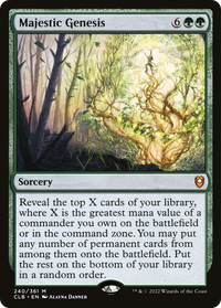 Majestic Genesis [Commander Legends: Battle for Baldur's Gate]