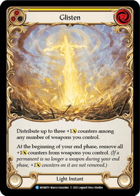Glisten (Yellow) [MON070-RF] (Monarch) 1st Edition Rainbow Foil - POKÉ JEUX
