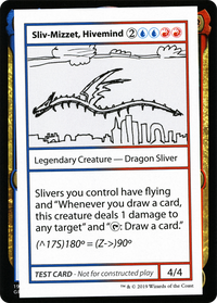 Sliv-Mizzet, Hivemind (2021 Edition) [Mystery Booster Playtest Cards]