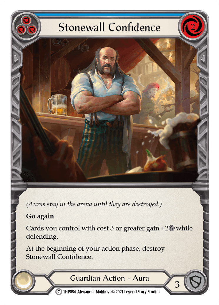 Stonewall Confidence (Blue) [1HP084] (History Pack 1) - POKÉ JEUX