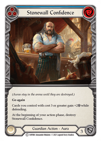 Stonewall Confidence (Blue) [1HP084] (History Pack 1) - POKÉ JEUX