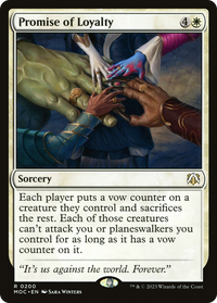 Promise of Loyalty [March of the Machine Commander]