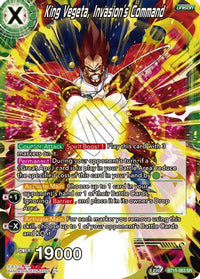 King Vegeta, Invasion's Command (BT15-063) [Saiyan Showdown] - POKÉ JEUX