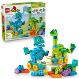 LEGO 10451 - DUPLO - 3in1 Dinosaurs on Wheels - 108pcs - F25 (Special Order)