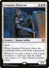 Cemetery Protector (PPDFT-006) - Promo Pack: Aetherdrift Foil