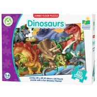 JUMBO FLOOR PUZZLES - DINOSAURS (EN) (Special Order)