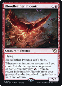 Bloodfeather Phoenix [Promotions avant-première de March of the Machine] 