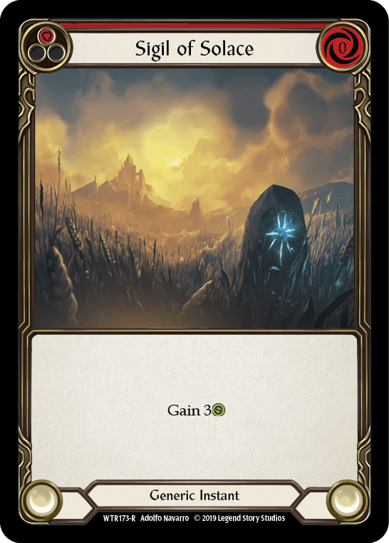 Sigil of Solace (Red) [WTR173-R] (Welcome to Rathe) Alpha Print Normal - POKÉ JEUX