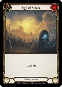 Sigil of Solace (Red) [WTR173-R] (Welcome to Rathe) Alpha Print Normal - POKÉ JEUX