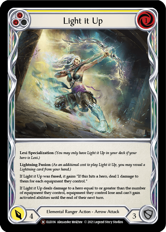 Light it Up [U-ELE036] (Tales of Aria Unlimited) Unlimited Normal - POKÉ JEUX