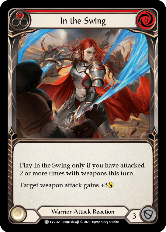 In the Swing (Red) [EVR063] (Everfest) 1st Edition Normal - POKÉ JEUX