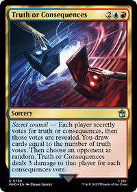 Truth or Consequences (Surge Foil) [Doctor Who]