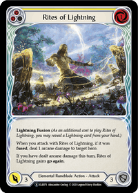Rites of Lightning (Yellow) [U-ELE071] (Tales of Aria Unlimited) Unlimited Normal - POKÉ JEUX