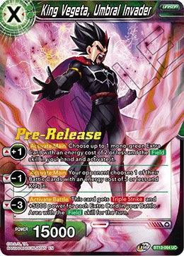 King Vegeta, Umbral Invader (BT13-064) [Supreme Rivalry Prerelease Promos] - POKÉ JEUX