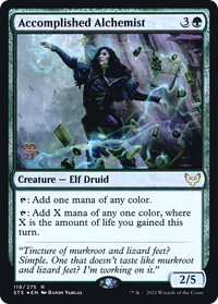 Accomplished Alchemist [Strixhaven: School of Mages Prerelease Promos]