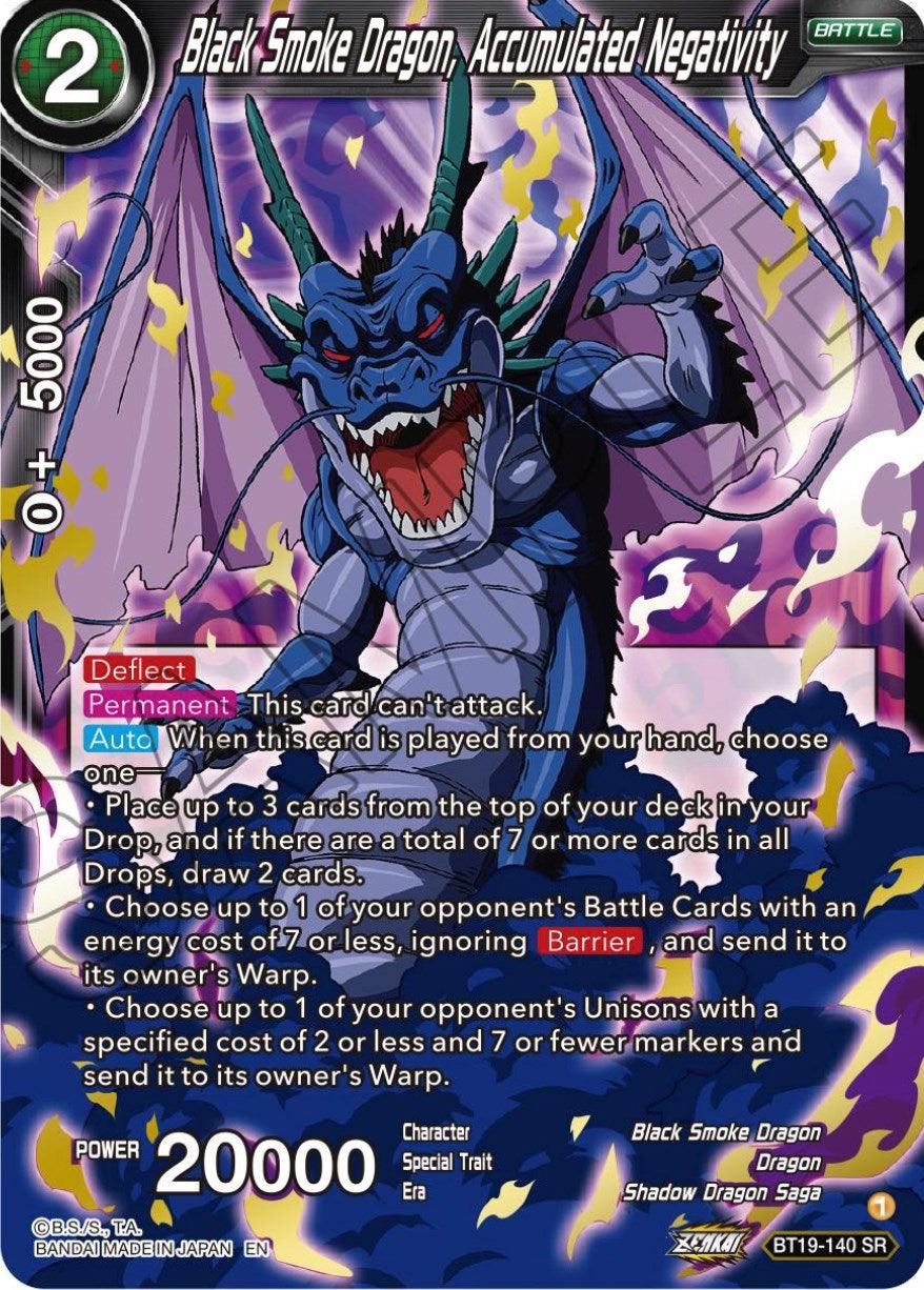 Black Smoke Dragon, Accumulated Negativity (BT19-140) [Fighter's Ambition] - POKÉ JEUX
