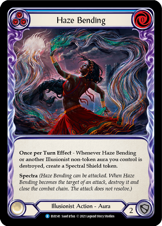 Haze Bending (Blue) [EVR141] (Everfest) 1st Edition Normal - POKÉ JEUX