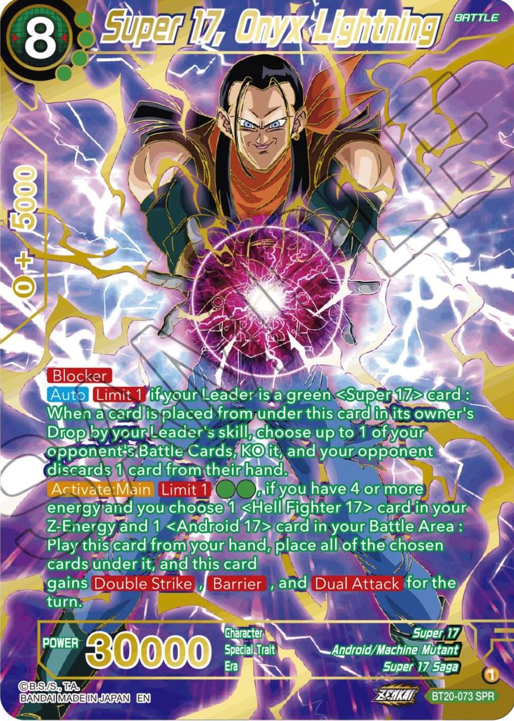 Super 17, Onyx Lightning (SPR) (BT20-073) [Power Absorbed] - POKÉ JEUX