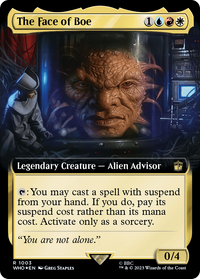 The Face of Boe (Extended Art) (Surge Foil) [Doctor Who]