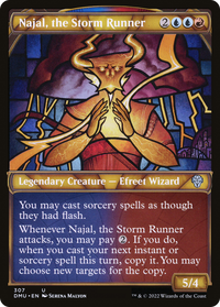 Najal, the Storm Runner (Showcase) [Dominaria United]