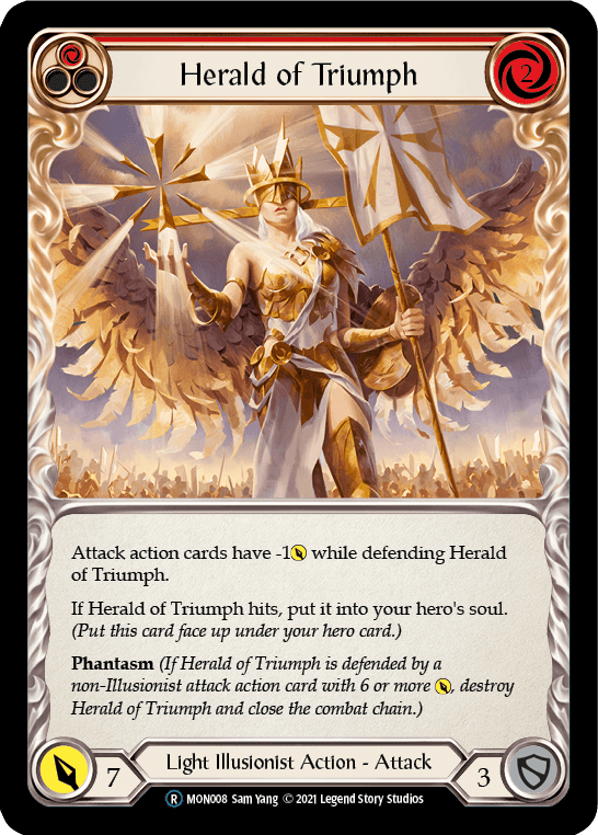 Herald of Triumph (Red) [U-MON008] (Monarch Unlimited) Unlimited Normal - POKÉ JEUX