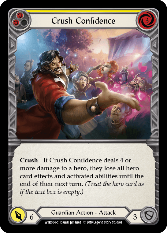 Crush Confidence (Yellow) [WTR064-C] (Welcome to Rathe) Alpha Print Normal - POKÉ JEUX