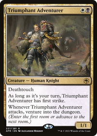 Triumphant Adventurer (Promo Pack) [Dungeons & Dragons: Adventures in the Forgotten Realms Promos]