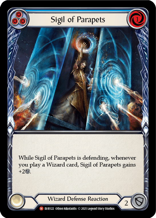 Sigil of Parapets [EVR122] (Everfest) 1st Edition Rainbow Foil - POKÉ JEUX