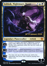 Ashiok, Nightmare Muse [Theros Beyond Death Prerelease Promos]