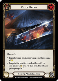 Razor Reflex (Yellow) [U-WTR210] (Welcome to Rathe Unlimited) Unlimited Rainbow Foil - POKÉ JEUX