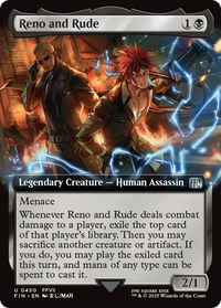 Reno and Rude (Extended Art) (FIN-450) - FINAL FANTASY Foil