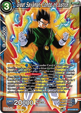 Great Saiyaman, Combo of Justice (BT14-039) [Cross Spirits] - POKÉ JEUX