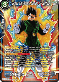 Great Saiyaman, Combo of Justice (BT14-039) [Cross Spirits] - POKÉ JEUX