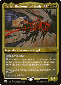 Tariel, Reckoner of Souls (Foil Etched) (2X2-542) - Double Masters 2022 Foil