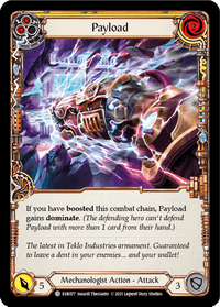 Payload (Yellow) [EVR077] (Everfest) 1st Edition Rainbow Foil - POKÉ JEUX